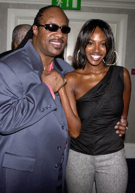 Stevie Wonder and Shaznay Lewis at the 46th Ivor Novello Awards