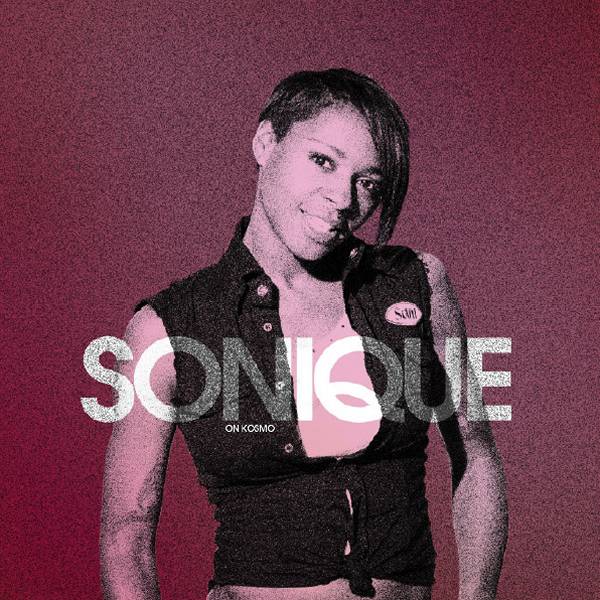 The original Sony/BMG album cover: Sonique - On Kosmo